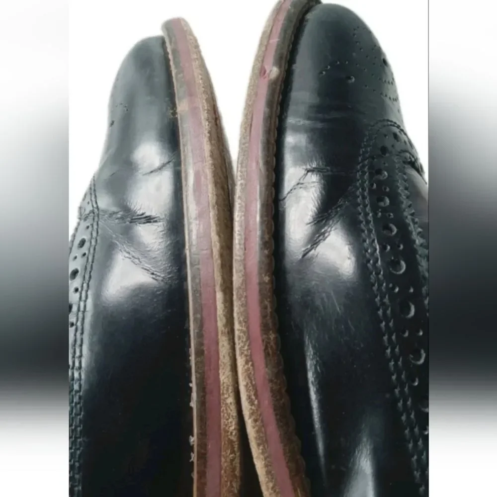 Johnston & Murphy Hannigan Wingtips Oxfords Men's Sz 10 Shoes  Brown Retail $275